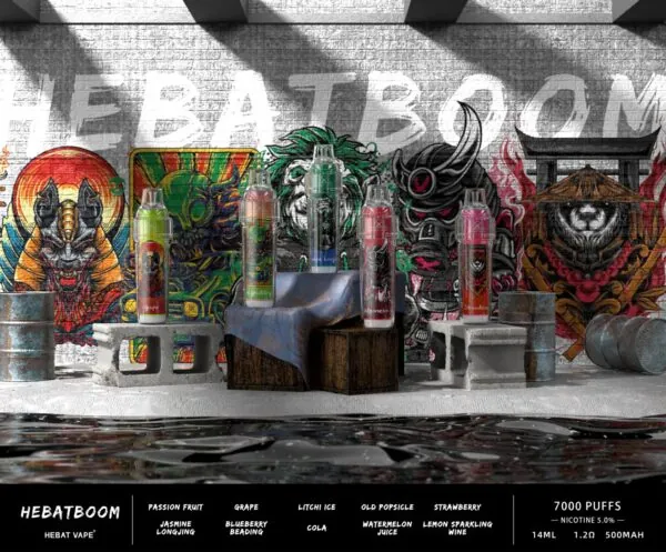 喜貝HEBAT 7000口拋棄式電子煙 - 高口數vape推薦